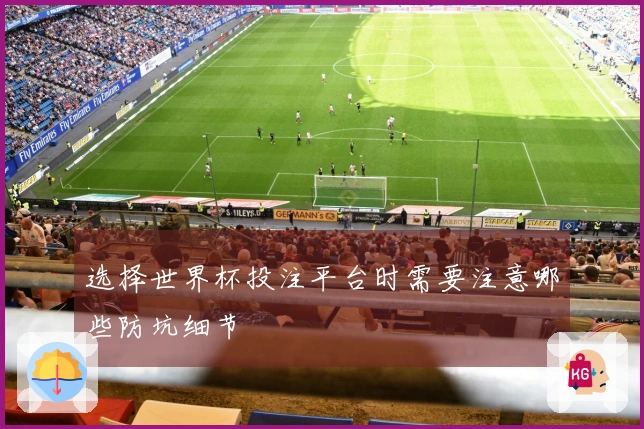选择世界杯投注平台时需要注意哪些防坑细节